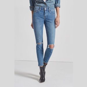 CURRENT/ELLIOTT Distressed Skinny Midrise Jean